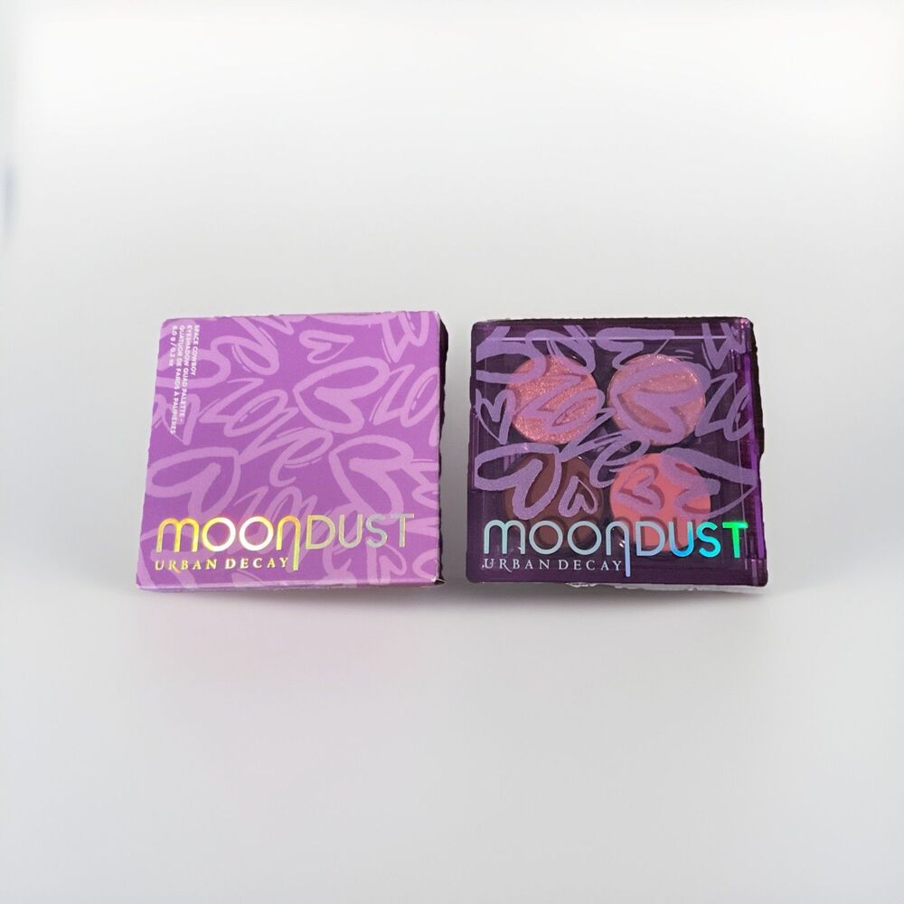 Urban Decay Moondust Space Cowboy Eyeshadow Quad Heart Thief Midnight New